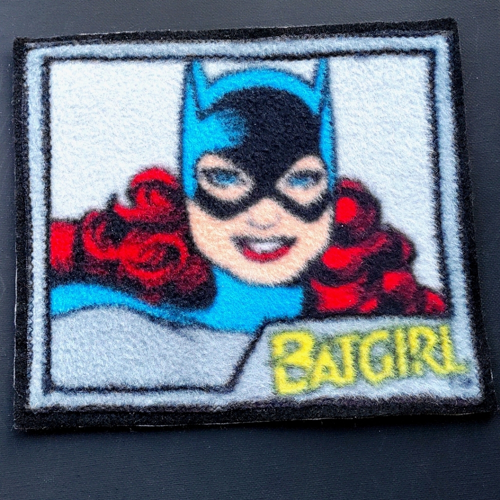 NEW DC Bat Girl Patch/Emblem/Appliqué! Huge 8". Sew-On.
